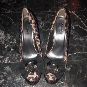 Leopard Party Heels